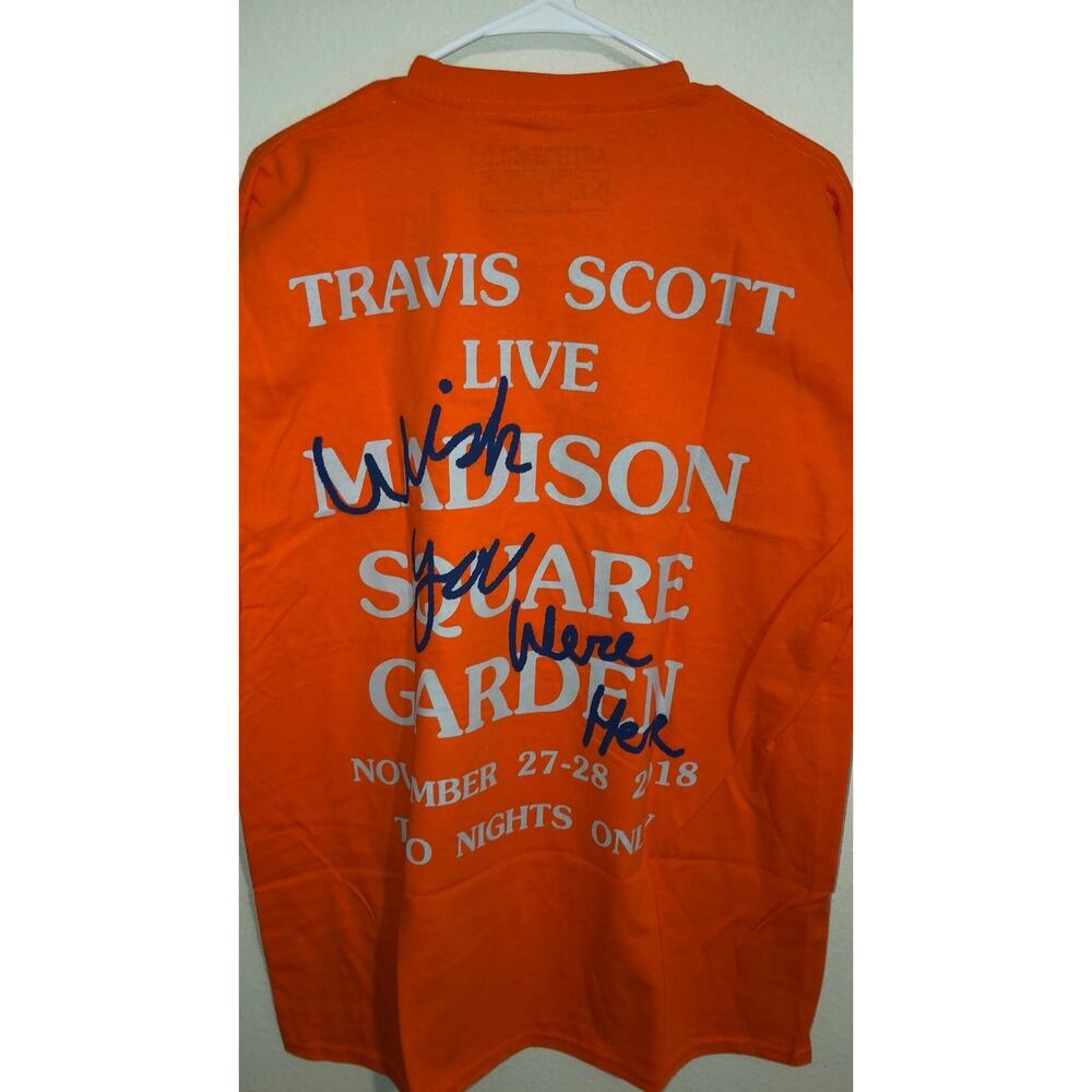 Travis Scott AstroWorld Orange tee XL